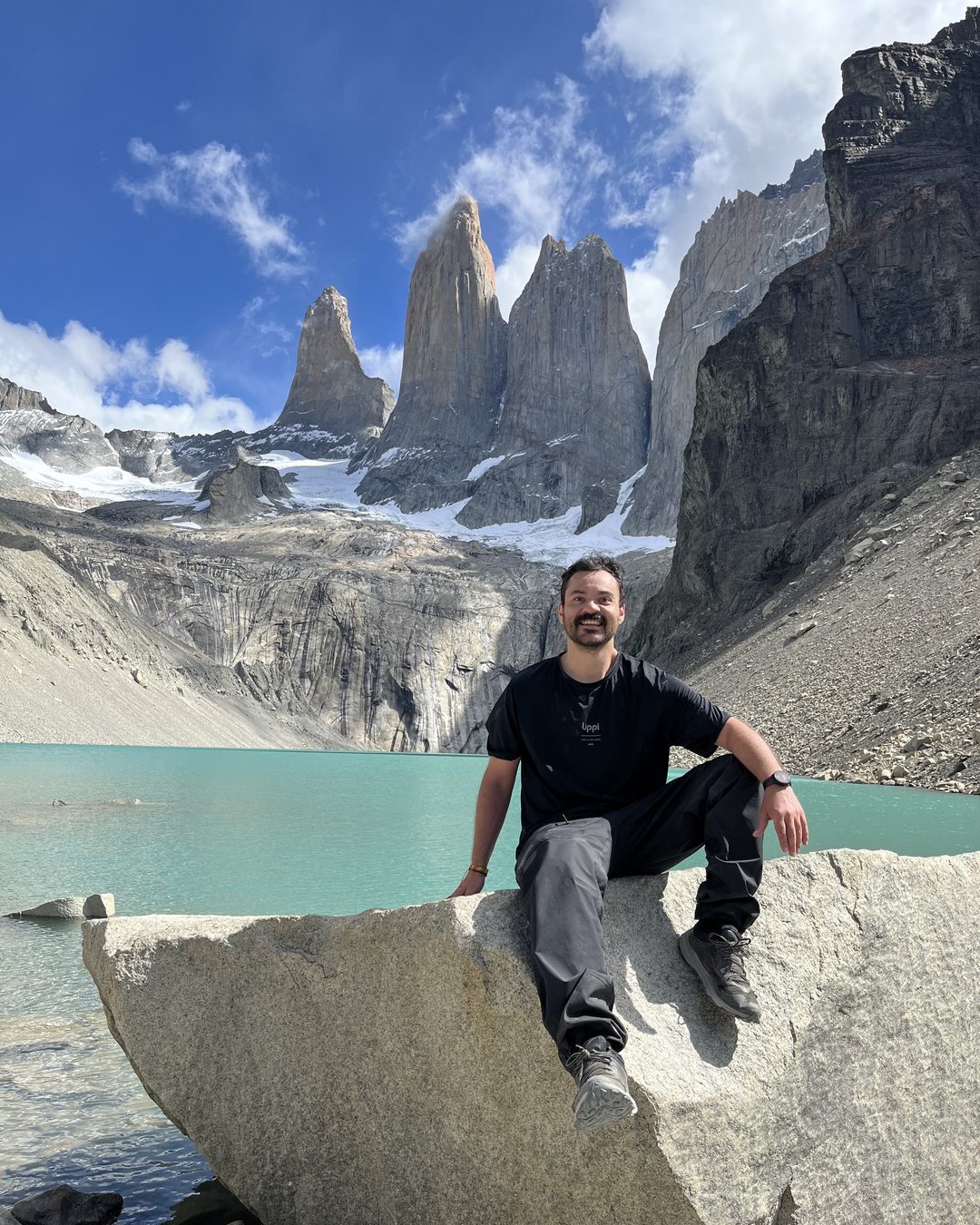 Felipe Contreras Frías en Torres del Paine